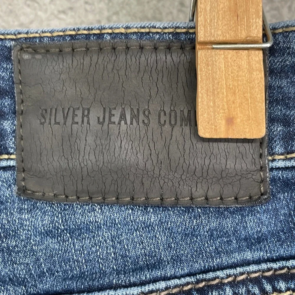 Silver Jeans Allan Jeans‎ Mens 36X31 Dark Wash Denim Casual Preppy Y2K Academia